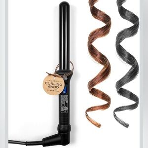 NuMe 1” Ceramic Curling Wand Ion Negative Tourmaline